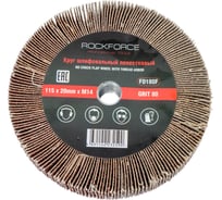 Круг лепестковый зачистной 115x20 мм, M14, №80 Rockforce RF-FD180F(49715)