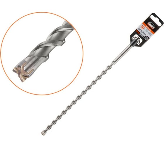 Бур сверло 10x250x310 мм, SDS-plus, Quadro-x GEPARD GP1210-310