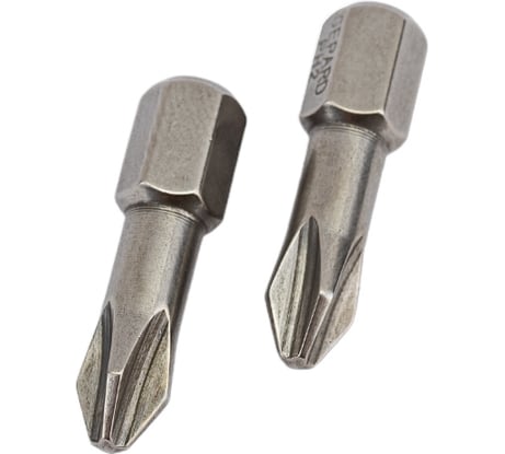 Бита магнитная для шуруповерта PH2х25 мм, 2 шт GEPARD GP3900-25