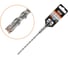 Бур сверло 6x100x160 мм, SDS-plus, Quadro-x GEPARD GP1206-160 2