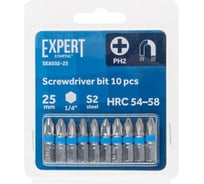 Бита магнитная для шуруповерта Expert PH2х25 мм, 10 шт STARTUL SE8502-25