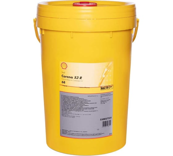Масло Corena S3 R 68 20 л Shell 550027231 1