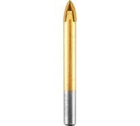 Сверло универсальное 12 мм, HM-TiN, цилиндрический хв-к GRAPHITE 56H407