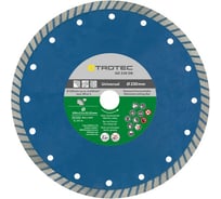 Круг алмазный отрезной с турбокромкой AD 230 DB 230х2.5х22.2 мм TROTEC 6225001221