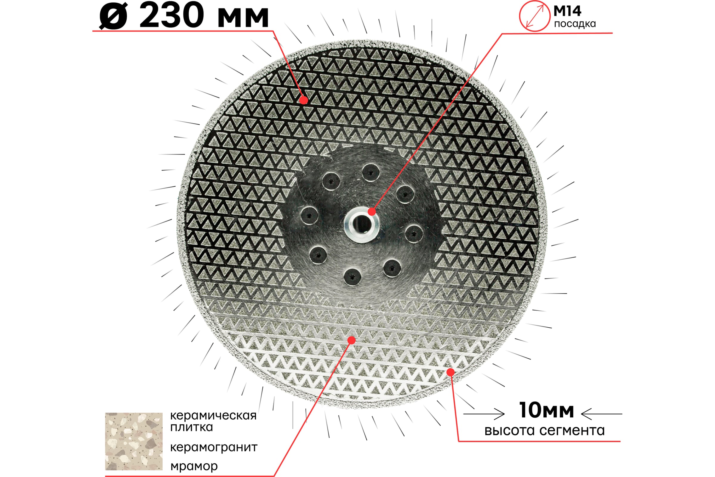Создание универсального диска для триммера из алмазного диска