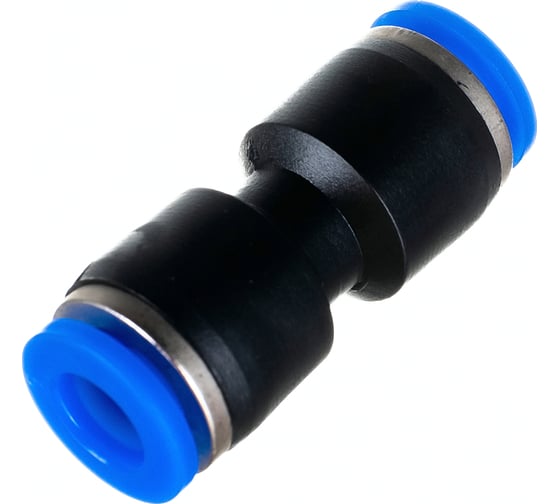 Фитинг цанговый прямой 6-6 мм Pegas pneumatic 5301