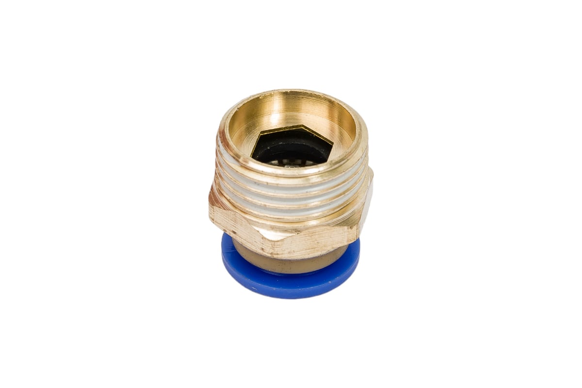 Фитинг металлический 12 мм - наружная резьба 1/2" Pegas pneumatic 5208 ...