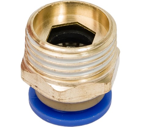 Фитинг металлический 12 мм - наружная резьба 1/2" Pegas pneumatic 5208