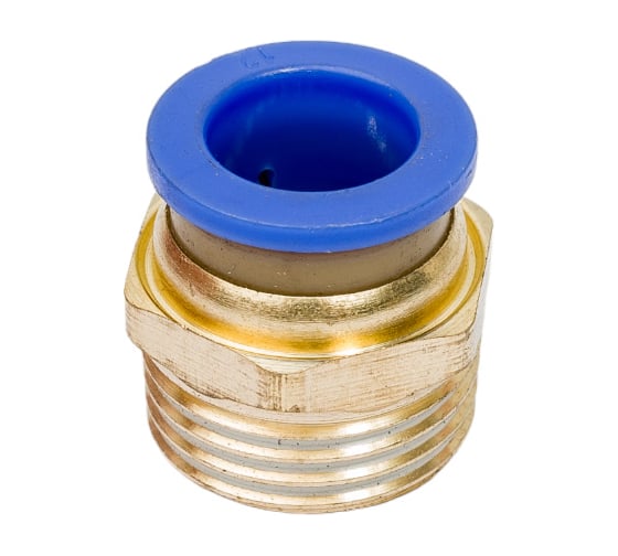 Фитинг металлический 12 мм - наружная резьба 1/2" Pegas pneumatic 5208