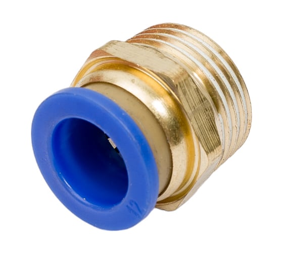 Фитинг металлический 12 мм - наружная резьба 1/2" Pegas pneumatic 5208