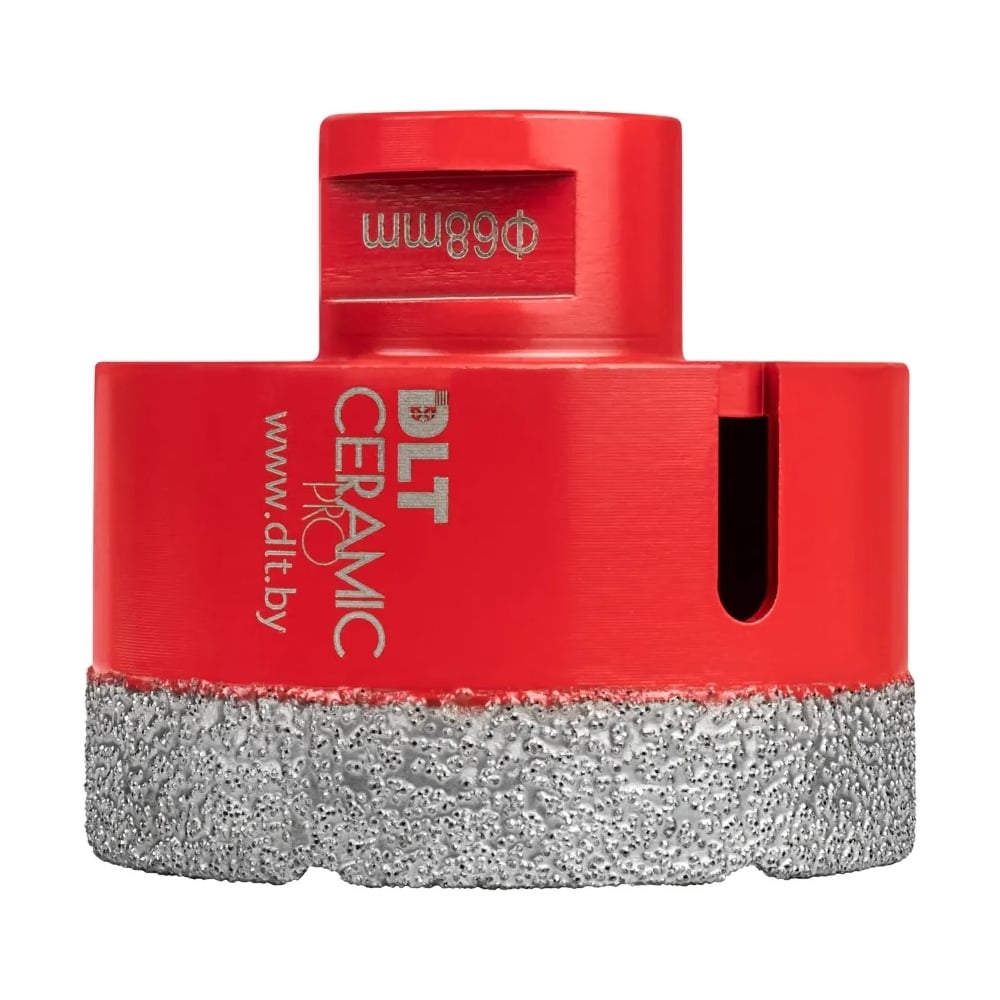 Коронка алмазная для плитки и камня premium CERAMIC PRO 68 мм DLT ...