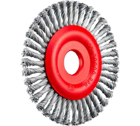 Дисковая щетка UZ125 125х22.2 мм, жгутовая проволока SIT 0546