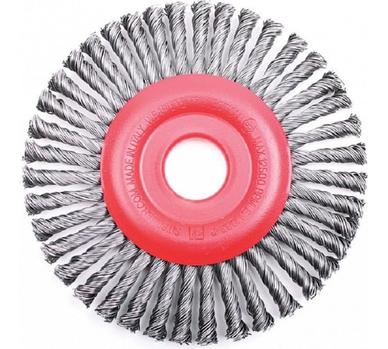 Дисковая щетка UZ125 125х22.2 мм, жгутовая проволока SIT 0546