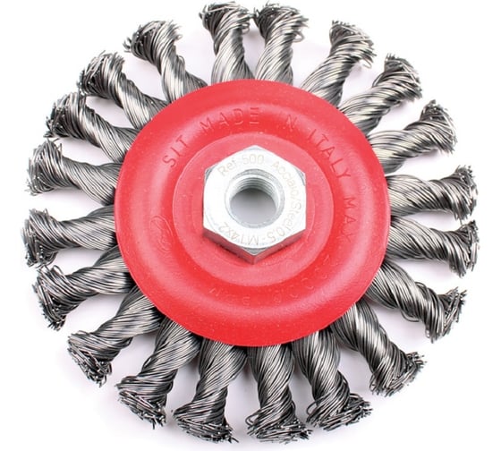 Дисковая щетка U115 115 мм, М14, жгутовая проволока SIT 0500