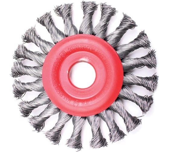 Дисковая щетка U125 125х22 мм, жгутовая проволока SIT 0507