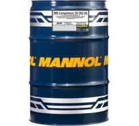 Минеральное масло для воздушных компрессоров COMPRESSOR OIL ISO 46 60 л MANNOL 1925