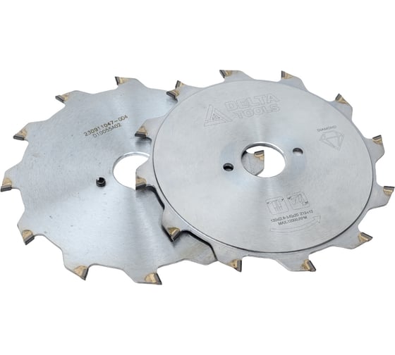 Пила подрезная составная алмазная 120х20х2.8/3.6х12+12T Deltatools 262191211-20