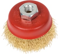 Щетка чашечная TE80 80 мм, М14, латунная проволока 25 мм SIT 0105