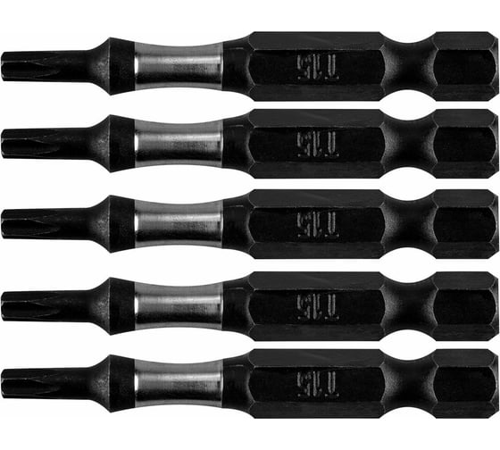 Биты ударные T15x50 мм, 1/4", S2, 5 шт NEO Tools 09-583