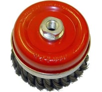 Щетка торцевая витая 60 мм, М14, стальная скрученная тип А, для УШМ (А91860) CNIC 39899