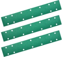 Материал абразивный в полосках 70x420 мм, 14 отверстий, на пластиковой основе, Р180, 100 шт BETACORD 615.0180