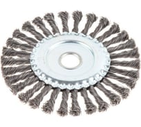Щетка дисковая для УШМ 180x22.2 мм, витая проволока Gepard GP0894-180