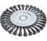 Щетка дисковая для УШМ 180x22.2 мм, витая проволока Gepard GP0894-180 3