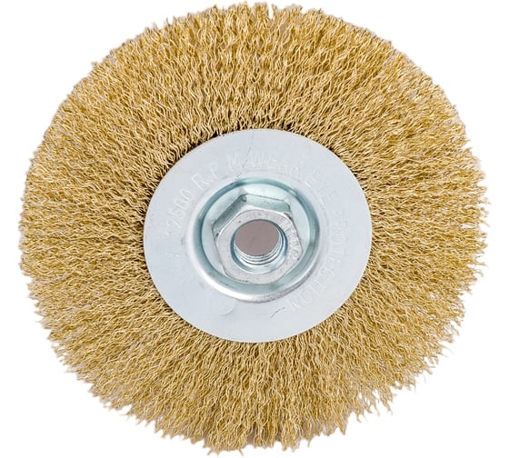 Щетка дисковая для УШМ 125 мм, M14, гофрированная проволока Gepard GP0892-125