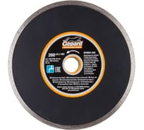 Круг алмазный сплошной 200x25.4 мм Gepard GP0803-200
