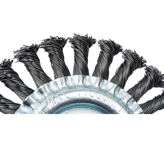 Щетка дисковая для УШМ 125 мм, M14, витая проволока Gepard GP0890-125