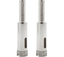 Коронка алмазная по стеклу и керамике 10 мм, 2 шт Gepard GP2076-10