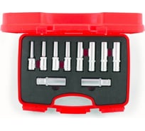 Набор глубоких шестигранных торцевых головок 10 шт, 10-19 мм, 1/2" IZELTAS 1108006010