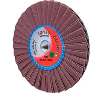 Круг лепестковый торцевой PMZ (165x22 мм; P60; два лепестка) Toyev 005492