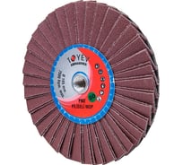 Круг лепестковый торцевой PMZ (165x22 мм; P80; два лепестка) Toyev 005493