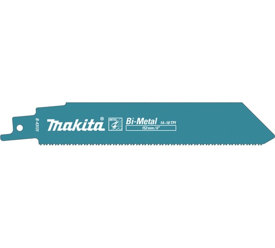 Пилка сабельная по металлу 5 шт, 152x1.1 мм 14/18TPI Makita B-43131 1