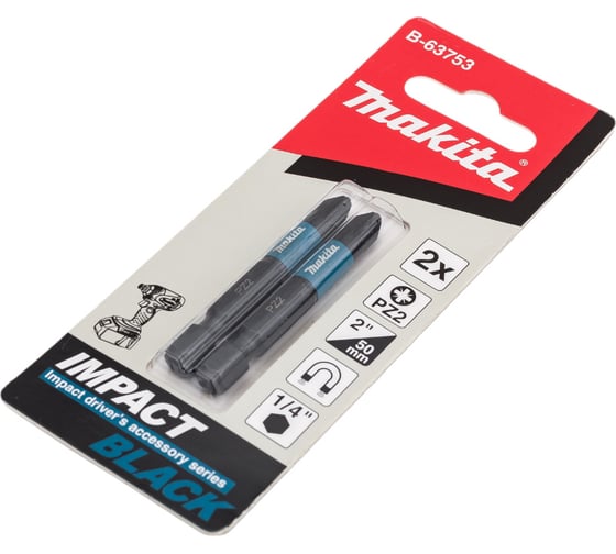 Насадка Impact PZ2 2 шт, 50 мм, Е-form Makita B-63753