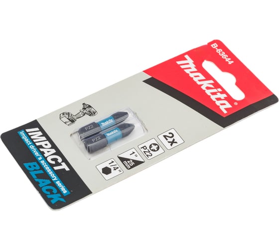 Насадка Impact PZ2 2 шт, 25 мм, C-form Makita B-63644