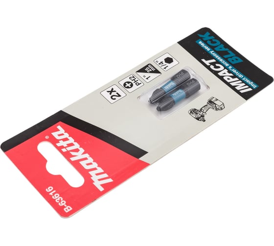 Насадка Impact PH2 2 шт, 25 мм, C-form Makita B-63616