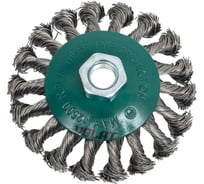 Щетка для УШМ 100 мм, M14, витая проволока ВОЛАТ 81060-100