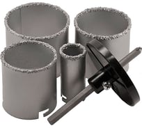 Набор коронок по керамической плитке 4 шт, 33, 53, 67, 83 мм, карбид-вольфрам S.E.B. 101AK-33536783