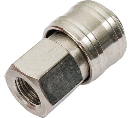 Быстроразъем пневматический с клапаном, внутренняя резьба 1/4'' Forcekraft FK-SE1-2SF(51557)