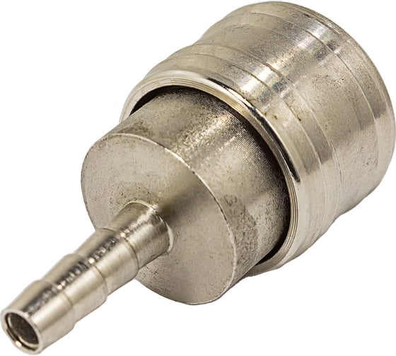 Быстроразъем пневматический с клапаном, елочка 6 мм Forcekraft FK-SE1-2SH 51558