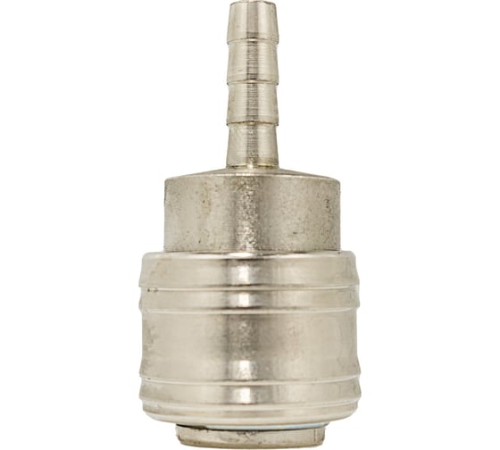 Быстроразъем пневматический с клапаном, елочка 6 мм Forcekraft FK-SE1-2SH 51558