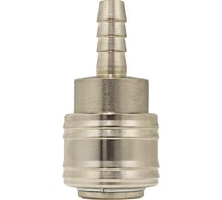 Быстроразъем пневматический с клапаном, елочка 8 мм Forcekraft FK-SE1-3SH(51560)