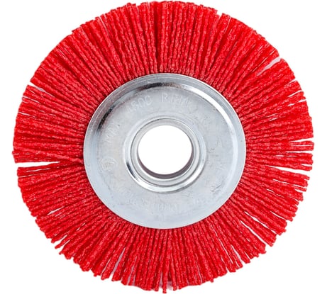 Щетка-крацовка дисковая, полимерная проволока, 125 мм GROSSMEISTER 021178001