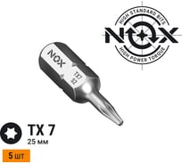 Бита COREBIT TX7х25 мм, С6.3, 5 шт, бокс NOX 332725-5B