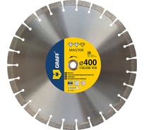 Алмазный диск по бетону и камню Master 400x15x3x25.4/20 мм GRAFF 23400