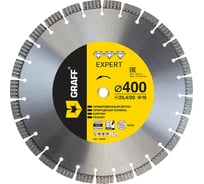 Алмазный диск по армированному бетону Expert 400x15x3x25.4/20 мм GRAFF 24400