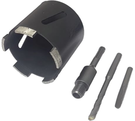 Сверло алмазное сегментное с переходником SDS+ по бетону 82х10 мм SKYWER SK-САСС82