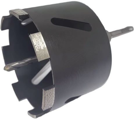 Сверло алмазное сегментное с переходником SDS+ по бетону 112х10 мм SKYWER SK-САСС112